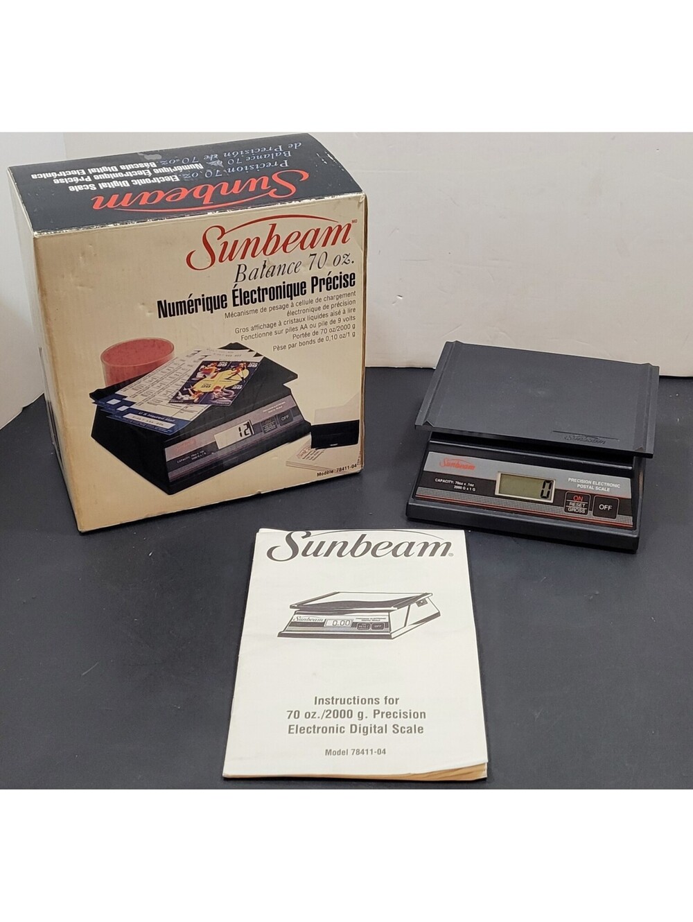 1995 Sunbeam Precision 70 oz. Electronic Digital Scale Model No. 78411-04